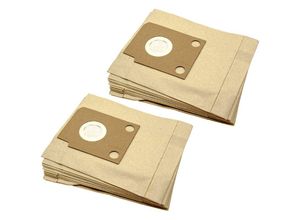 4065705657986 - vhbw 50x Staubsaugerbeutel kompatibel mit Hoover S3726   S 3726 S 3726 New Sensotronic Staubsauger - Papier 26cm x 21cm Sandfarben