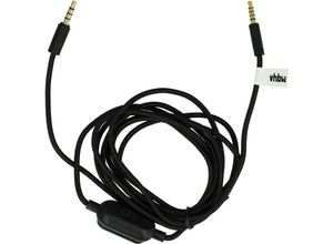 4065705687952 - Vhbw - Audio aux Kabel kompatibel mit Logitech g Pro g Pro x G233 G433 Kopfhörer - Audiokabel 35 mm Klinkenstecker 200 cm Schwarz