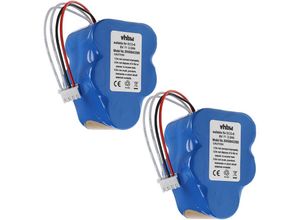 4065705693311 - 2x Akku kompatibel mit cod 35601130 RB001 Staubsauger (3000mAh 6V NiMH) - Vhbw