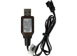 4065705698453 - Vhbw - USB-Ladekabel für RC-Akkus mit SM-3P-Anschluss RC-Modellbau Akkupacks - 60 cm 64 v