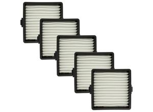 4065705702549 - Set 5x Flachfaltenfilter kompatibel mit Ryobi One One Plus One+ Handstaubsauger Staubsauger - Filterelement - Vhbw