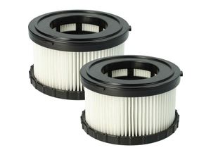 4065705708749 - Filterset 2x Staubsaugerfilter kompatibel mit Dewalt DCV517N 18V dc 515 18V dcv 517 n 18V DCV517N-XJ 18V Staubsauger - hepa Filter Allergiefilter