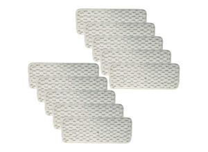 4065705710261 - Vhbw - Wischtuch Set (10-tlg) kompatibel mit Vileda Easy Twist Bodenwischer 25 x 13 x 2 cm