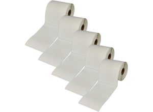 4065705721199 - Vhbw - 5x Etiketten-Rolle 152mm x 102mm (278 Etiketten) kompatibel mit Brother TD-2130 TD-4100N TD-4100 TD-4000 TD-2130N Etiketten-Drucker