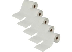 4065705721274 - 5x Etiketten-Rolle 80mm x 293m kompatibel mit Brother RJ-3150 D-2020 RJ-3050 RJ-4030 RJ-4040 Etiketten-Drucker - Standard - Vhbw