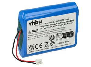 4065705729997 - Vhbw - Akku kompatibel mit Zafferano LD0306R3 LD0300A3 LD1080D3 LD1080B3 Tischlampe Nachttischlampe (7800 mAh 37 v Li-Ion)