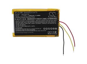 4065705782701 - Akku Ersatz für SteelSeries AEC503759 für Wireless Headset Kopfhörer (1200mAh 37V Li-Polymer) - Vhbw