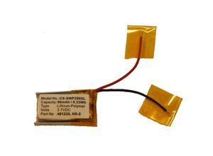 4065705808661 - Akku Ersatz für Samsung AHB601218 B481220 HS-2 481220 für Wireless Headset Kopfhörer (90mAh 37V Li-Polymer) - Vhbw