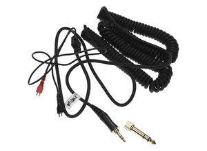 4065705811555 - Audio aux Kabel kompatibel mit Sennheiser hd 25 hd 250 hd 414 Kopfhörer - Audiokabel 35 mm Klinkenstecker auf 63 mm 15 - 4 m Schwarz - Vhbw