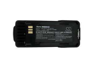 4065705945946 - Akku Ersatz für Motorola NNTN8359 NNTN8359A NNTN8359C für Funkgerät Walkie Talkie (2000mAh 74V Li-Ion) + Gürtelclip - Vhbw