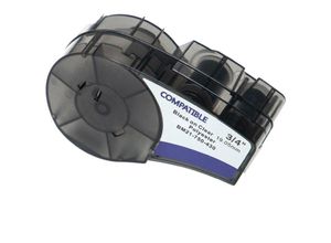 4065705954948 - Schriftband-Kassette kompatibel mit Brady M210 M210-LAB M211 Etiketten-Drucker 1905mm Schwarz auf Transparent Polyester - Vhbw