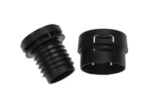 4065705996870 - 2-teiliges Reparatur-Set Staubsauger-Schlauch kompatibel mit Miele Sonata solution hepa Staubsauger - Schlauch-Instandhaltung Schwarz - Vhbw