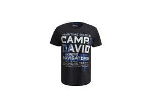 4065741027347 - Camp David Herren T-Shirt - schwarz Gr M 4065741027347 - Camp David Herren T-Shirt - schwarz Gr M