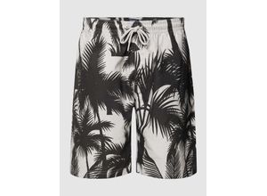 4065807576147 - Shorts mit floralem Allover-Muster