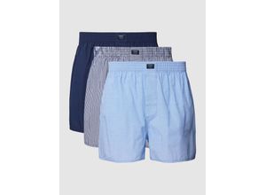 4065807808347 - Boxershorts aus Baumwolle mit Label-Patch im 3er-Pack