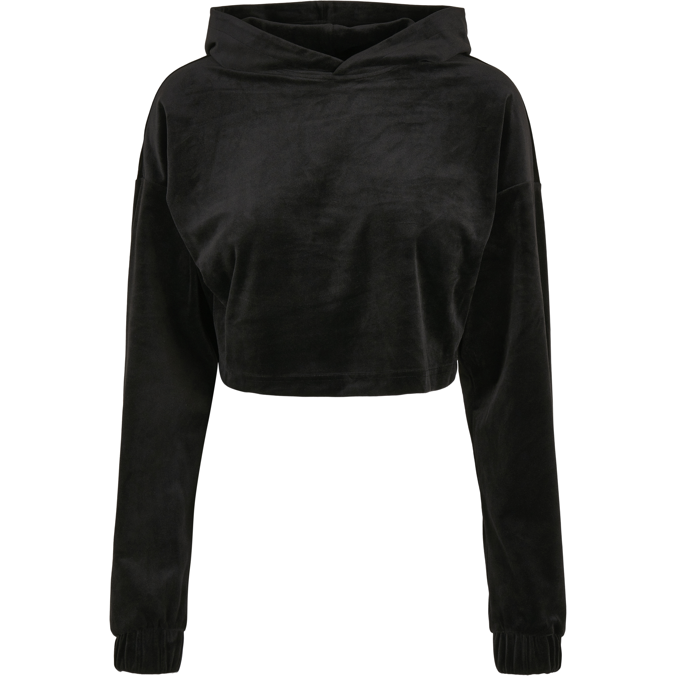 4065812003669 - Damen-Hoodie cropped velvet oversized 4065812003669 - Damen-Hoodie cropped velvet oversized
