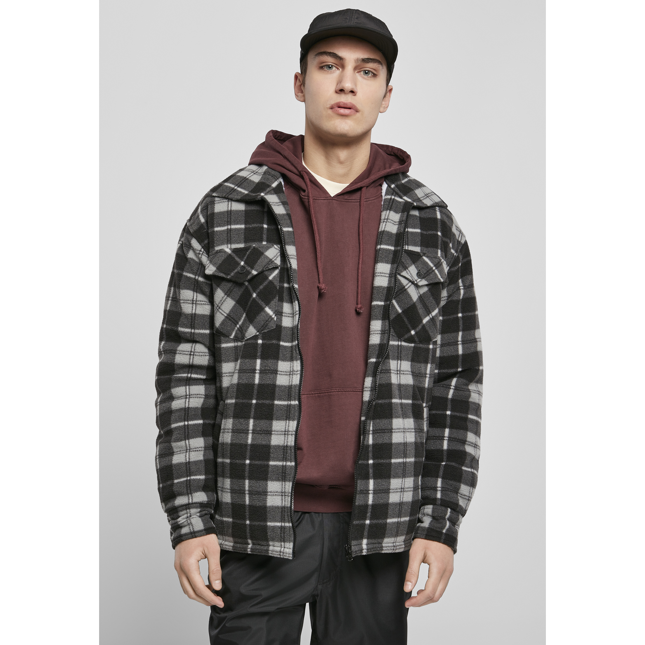 4065812035172 - Jacke plaid teddy lined