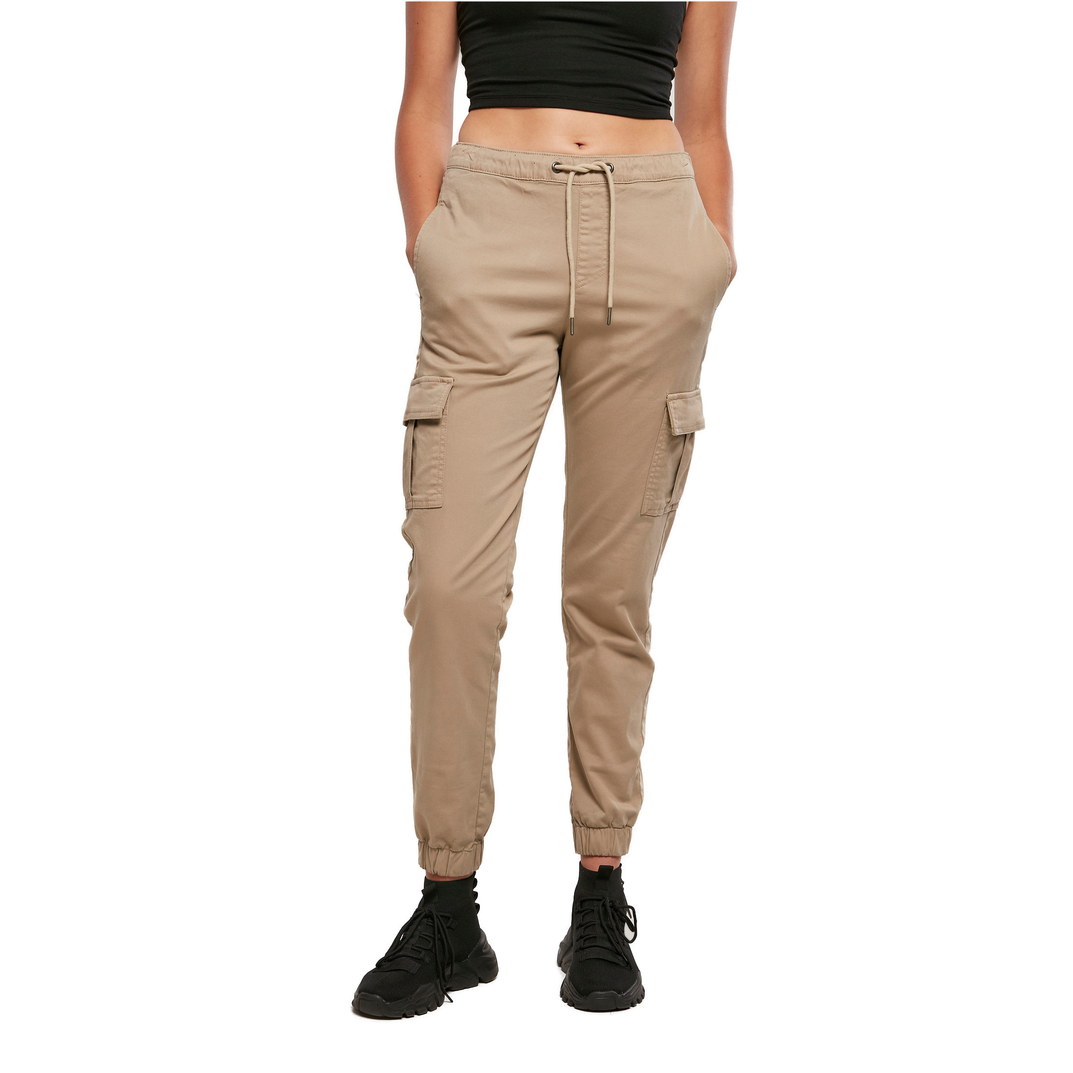 4065812125910 - Bequeme Cargo-Jogginghose mit hoher Taille Damen GT