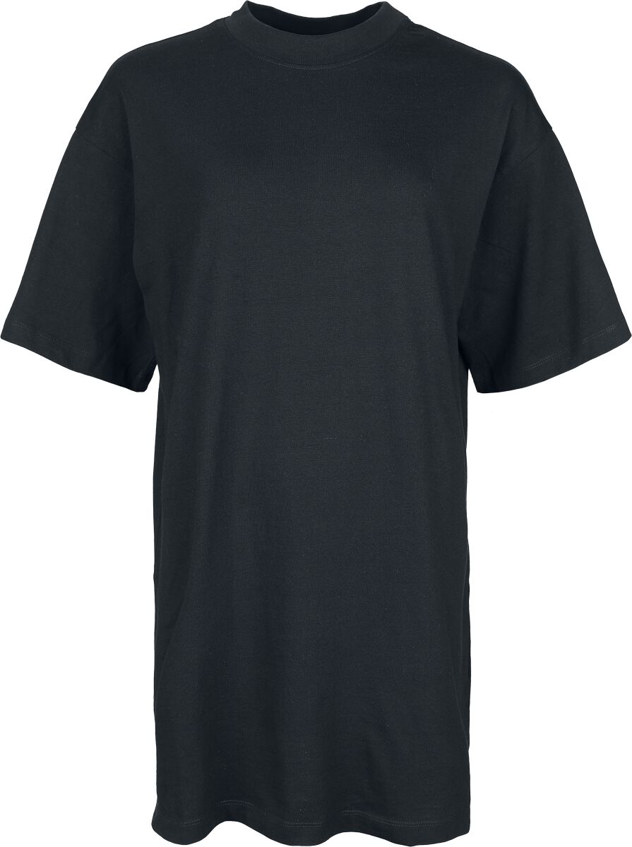 4065812195241 - Ladies Organic Heavy Oversized Tee Dress Mittellanges Kleid schwarz in S