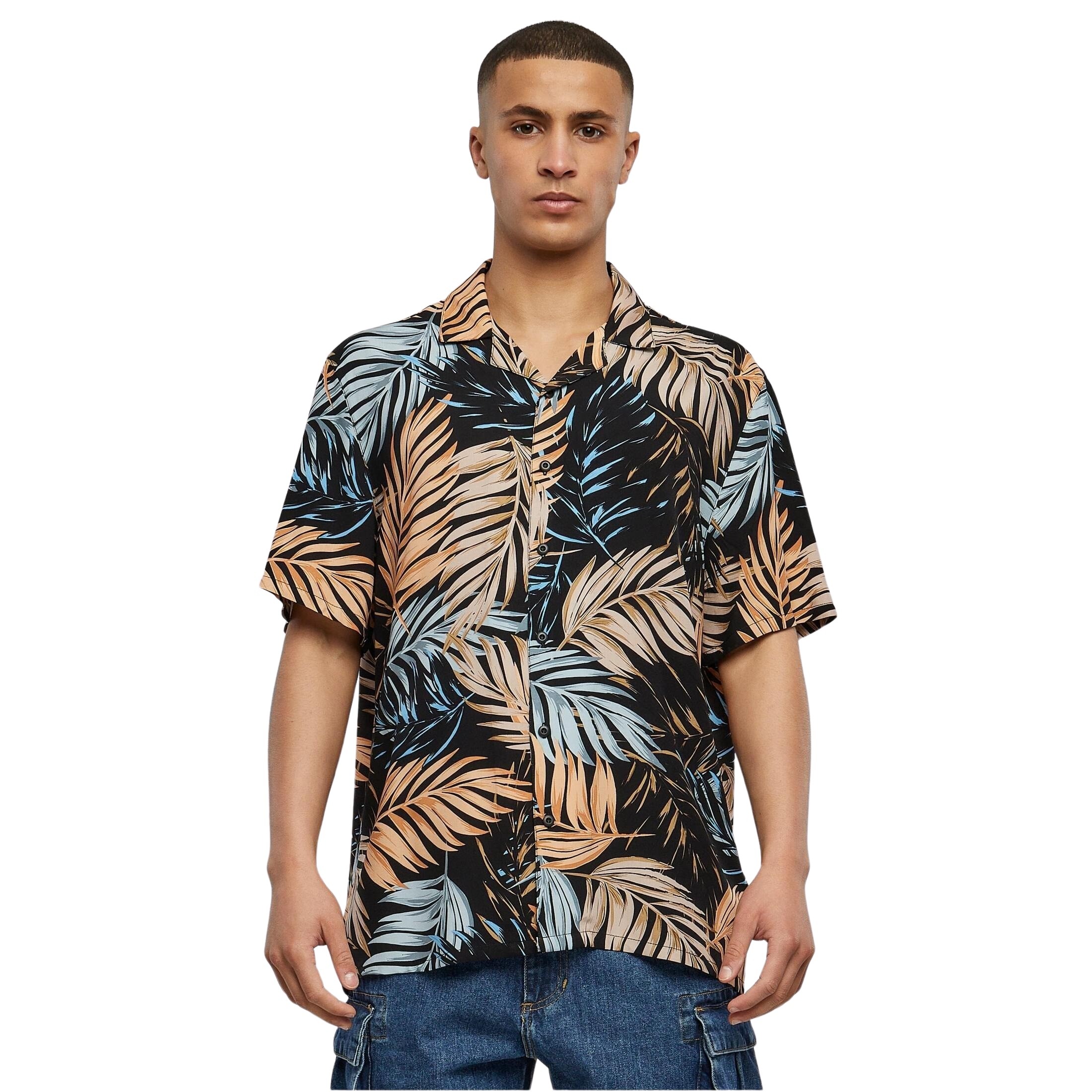 4065812387615 - Shirt in großen Größen große Größen Viscose AOP Resort