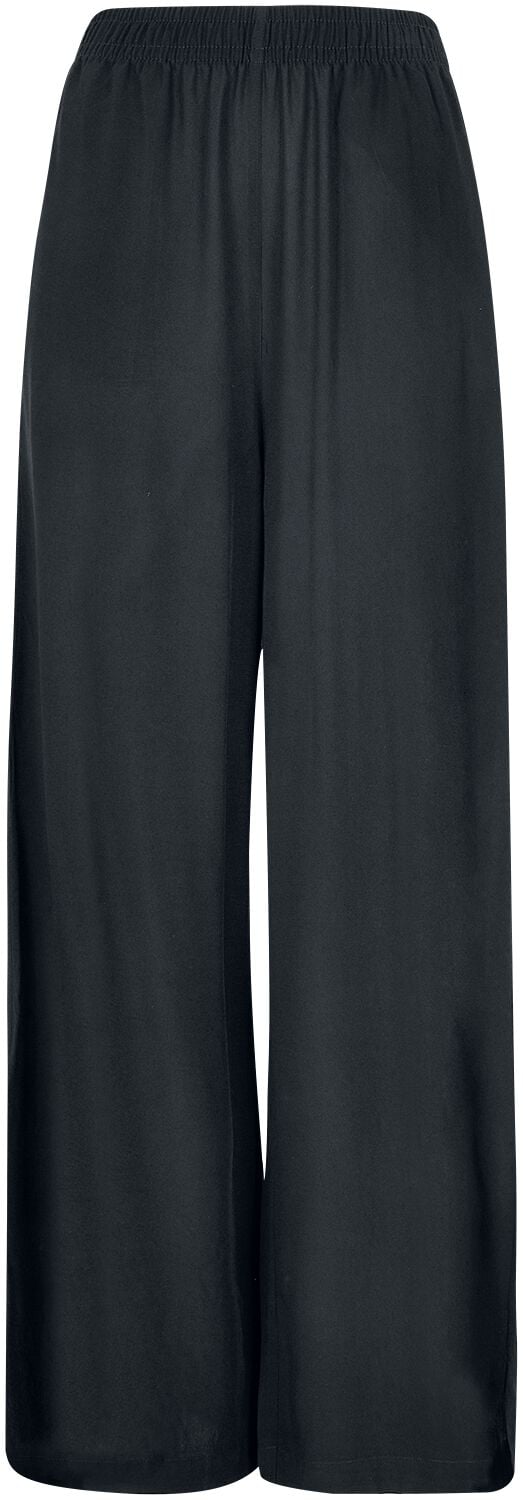 4065812419019 - Ladies Wide Leg Viscose Pants Stoffhose schwarz in XXL