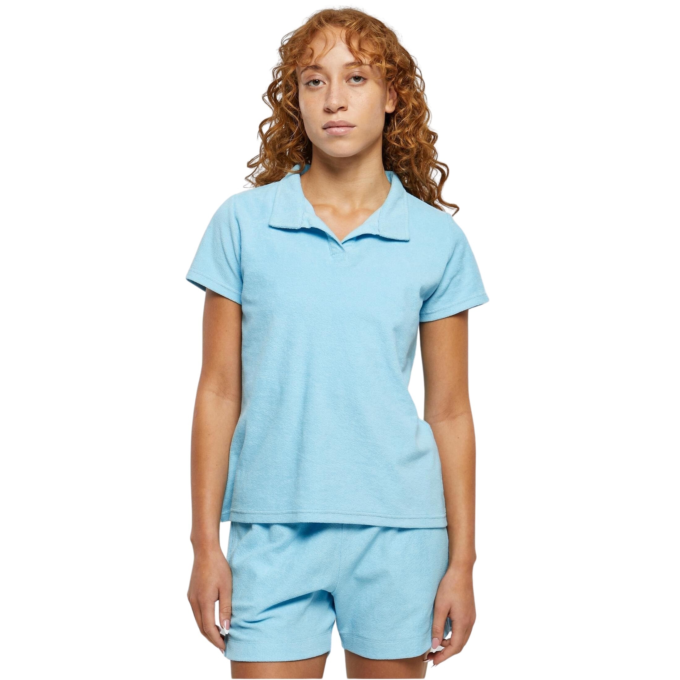 4065812492968 - Bade-Poloshirt Damen Urban Classics