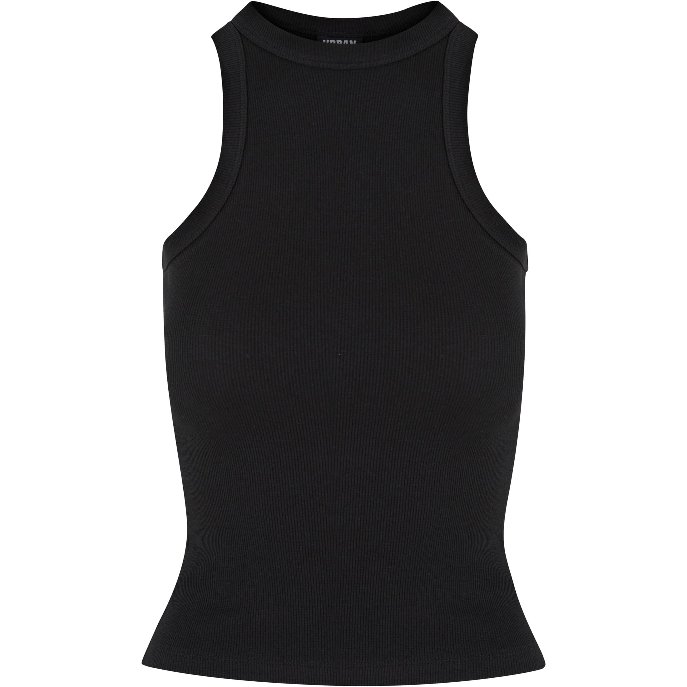 4065812615305 - Ladies Racer Back Rib Top Top schwarz in XS