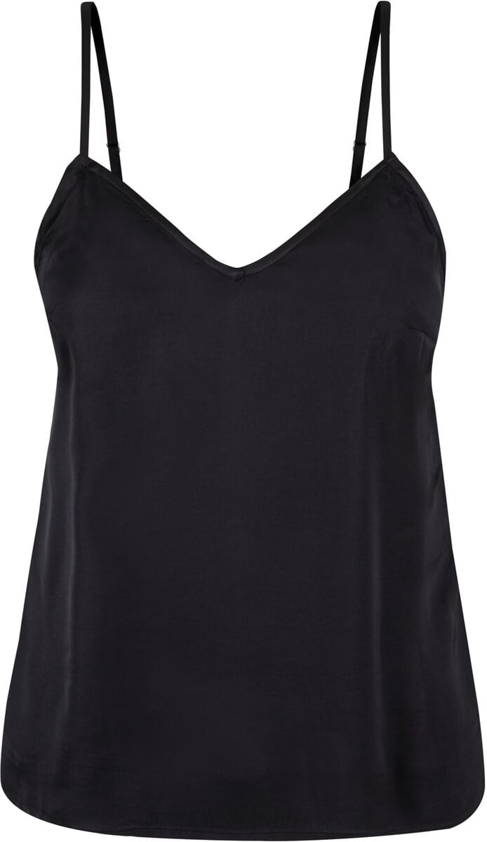 4065812621740 - Ladies Viscose Satin Slip Top Top schwarz in M