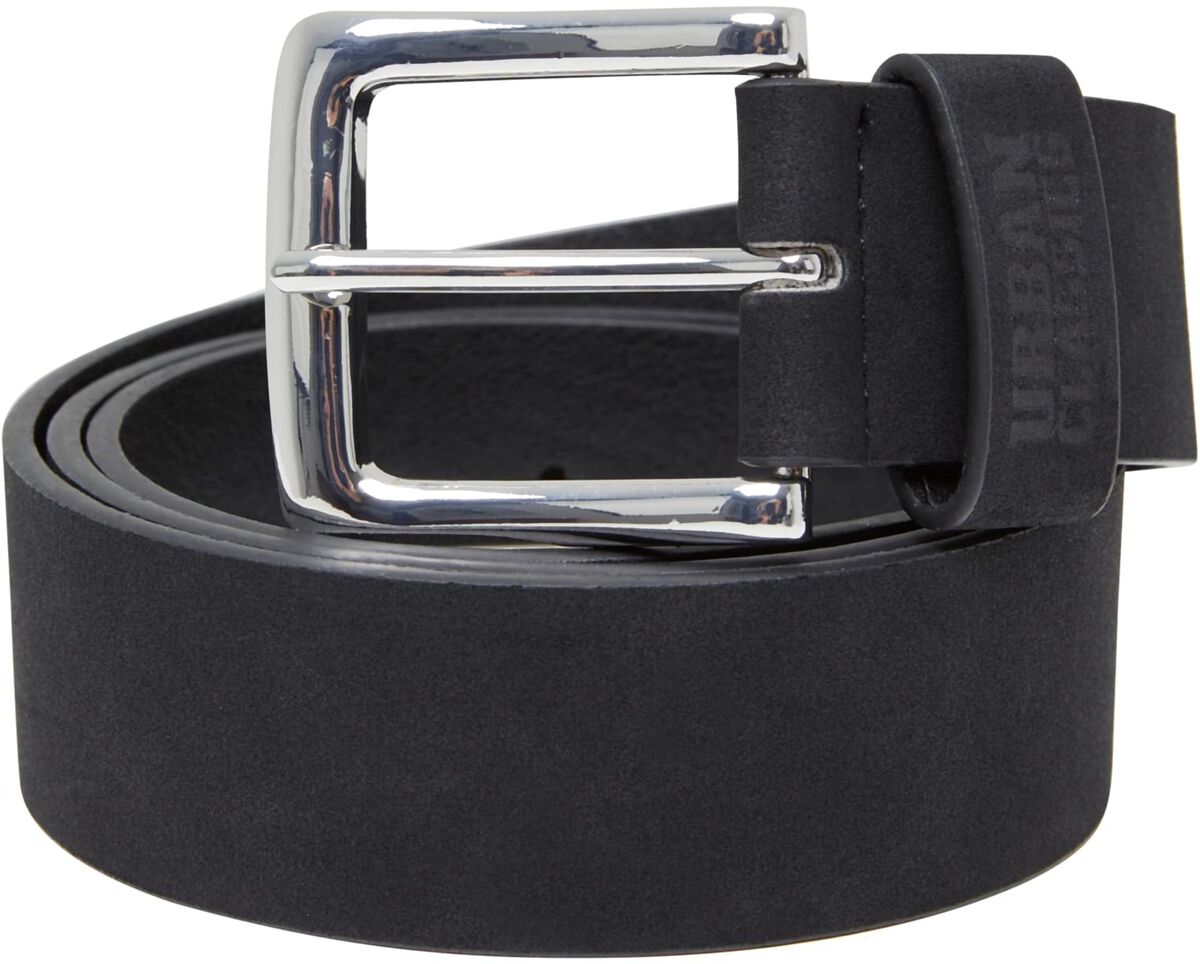 4065812632425 - Suede Leather Imitation Belt Gürtel schwarz