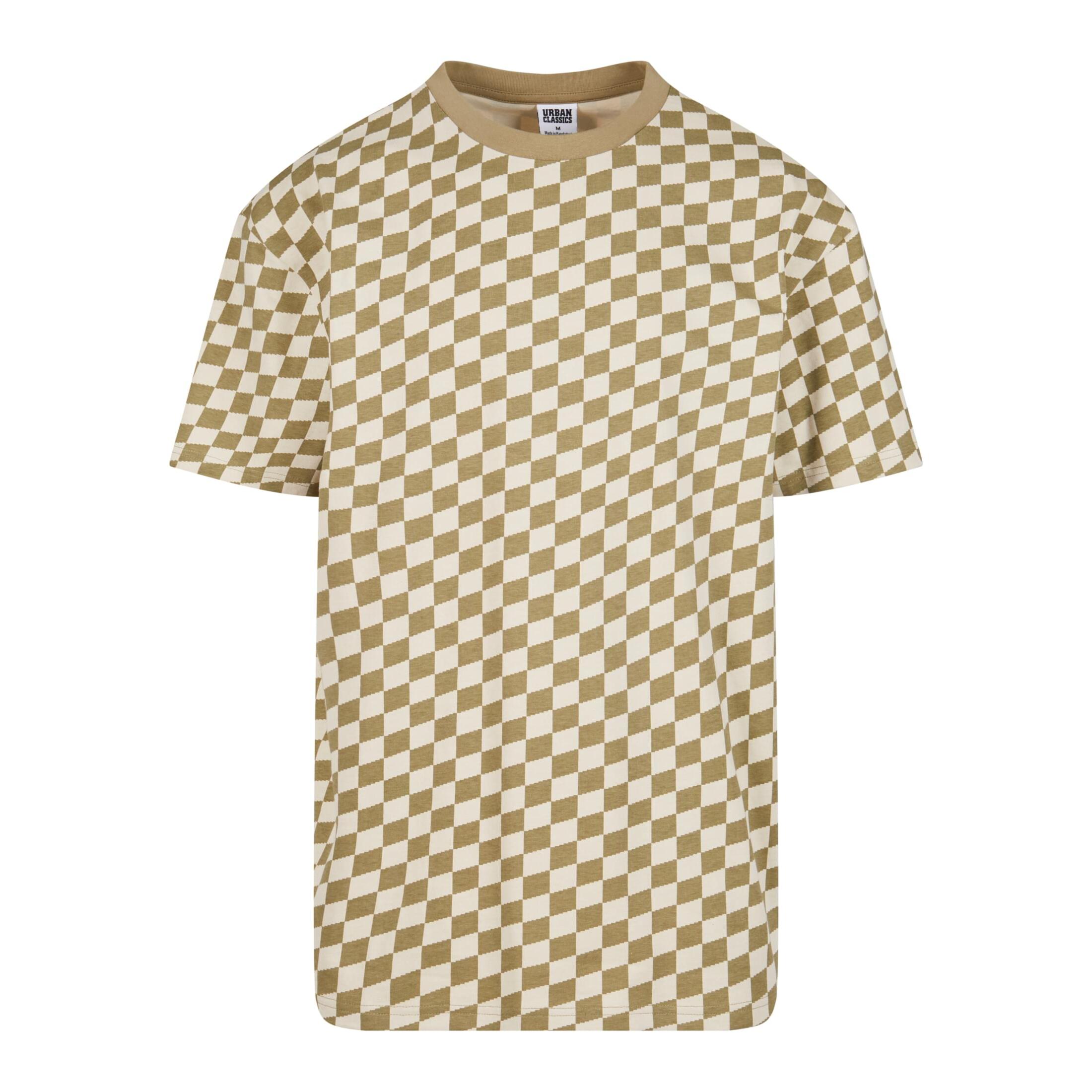 4065812655875 - Kariertes Oversize-T-Shirt Urban Classics