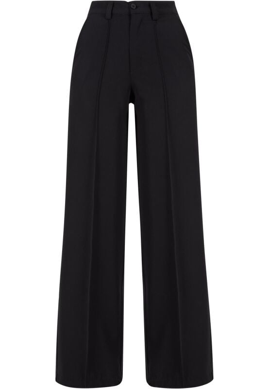 4065812662354 - Ladies Wide Pleated Pants Stoffhose schwarz in W29L33