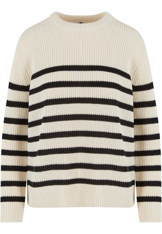 4065812667809 - Ladies Rib Striped Sweater Strickpullover altweiß in L 4065812667809 - Ladies Rib Striped Sweater Strickpullover altweiß in L