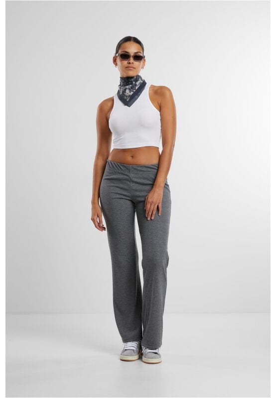 4065812671653 - Ladies Rib Pants Stoffhose grau meliert in XS 4065812671653 - Ladies Rib Pants Stoffhose grau meliert in XS