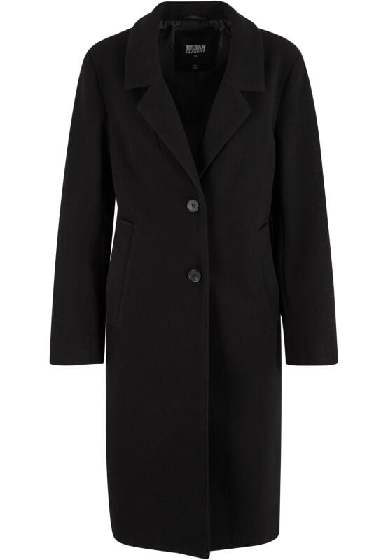 4065812681294 - Ladies Basic Coat Mantel schwarz in XS