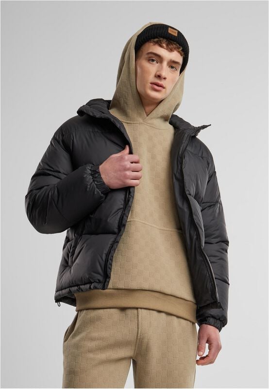 4065812683984 - Basic Puffer Jacket With Hood Winterjacke schwarz in M