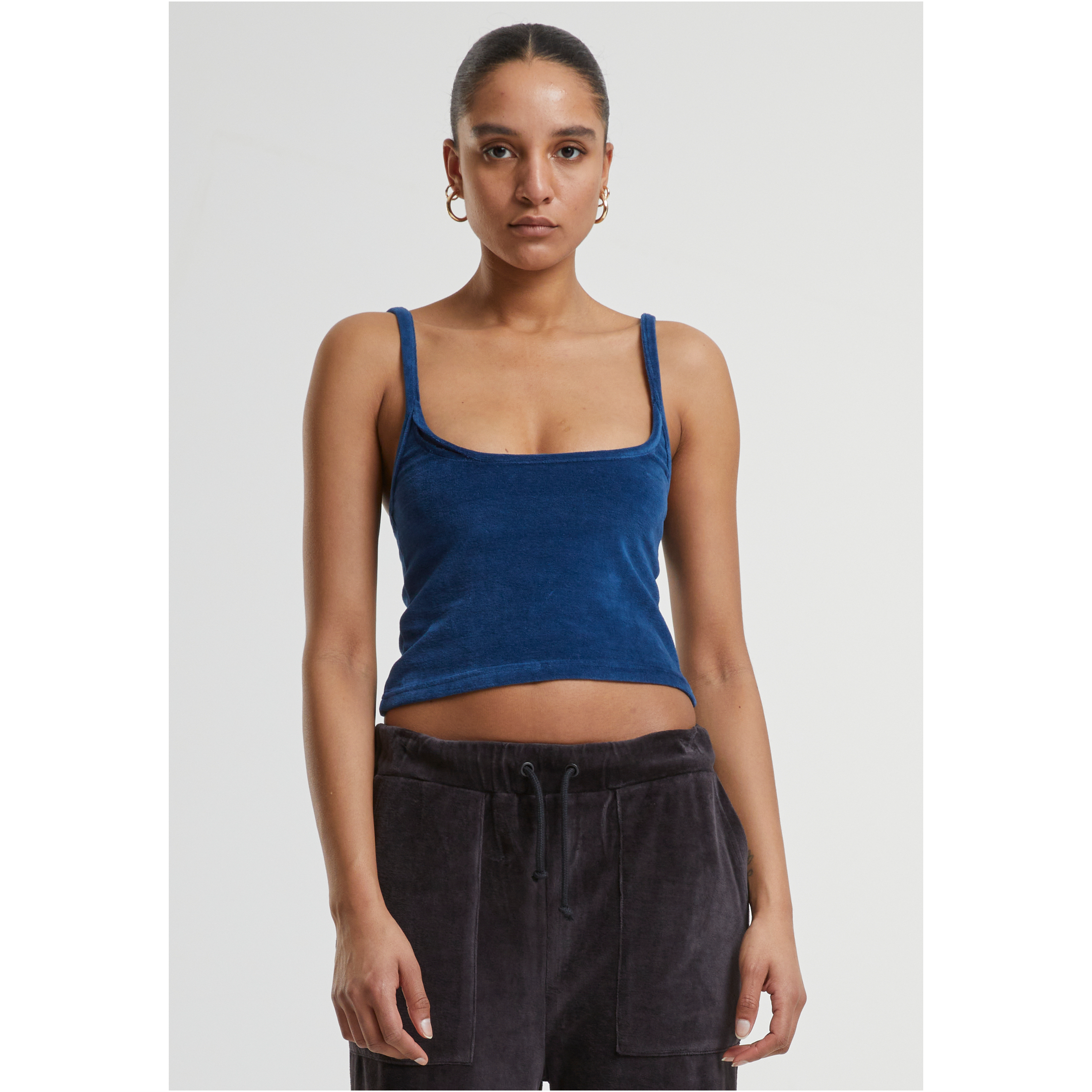 4065812712202 - Samt-Top für Frauen Urban Classics