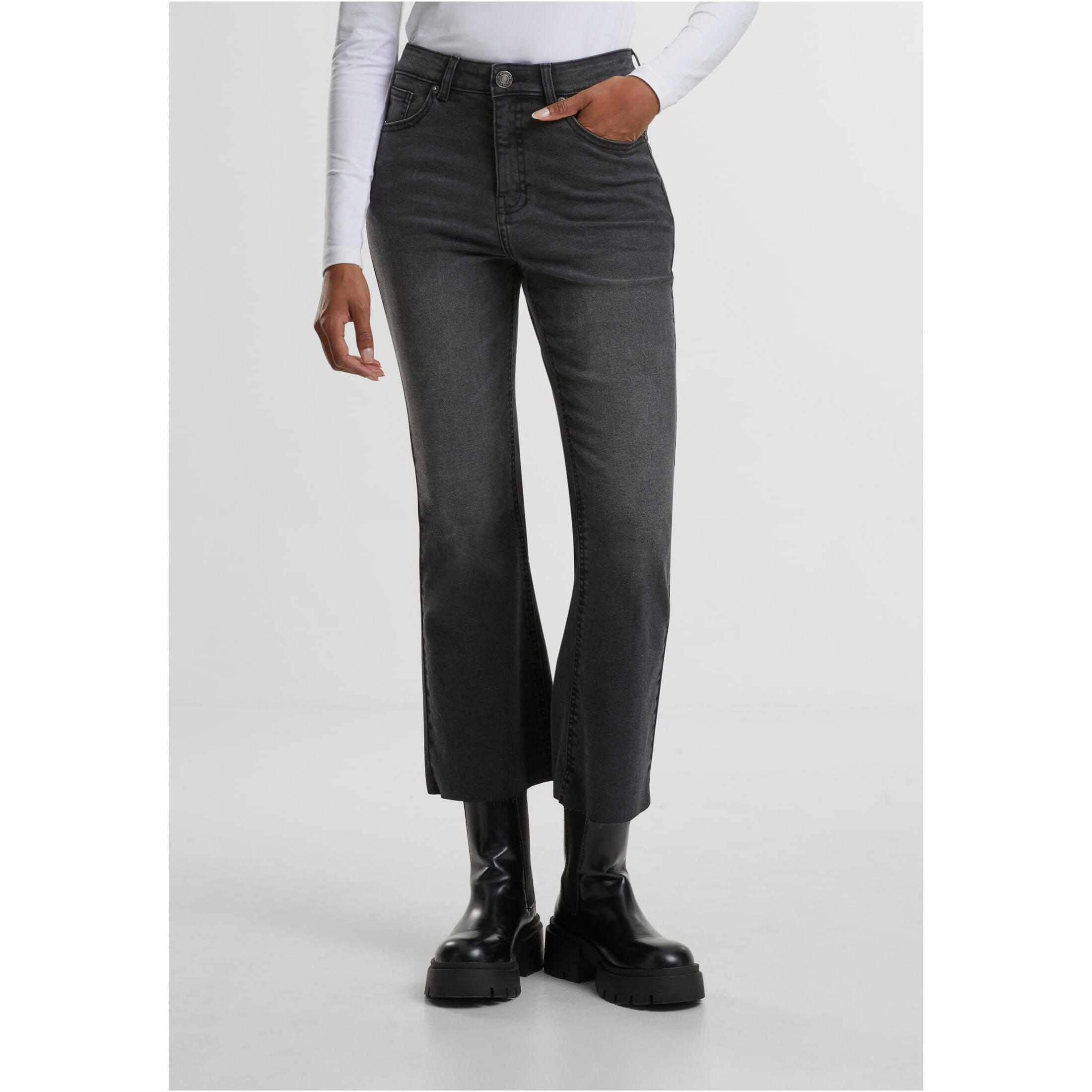 4065812714244 - Kurze Bootcut-Jeans für Frauen Urban Classics 4065812714244 - Kurze Bootcut-Jeans für Frauen Urban Classics