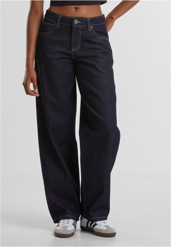 4065812722904 - Ladies Mid Waist 90´s Jeans Jeans dunkelblau in 30