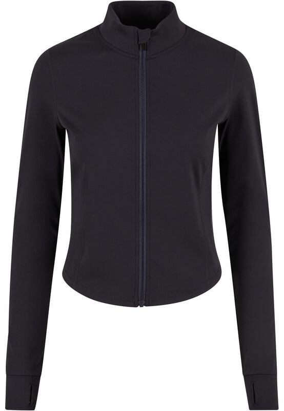 4065812772367 - Ladies Sports Jacket Slim Trainingsjacke schwarz in XS