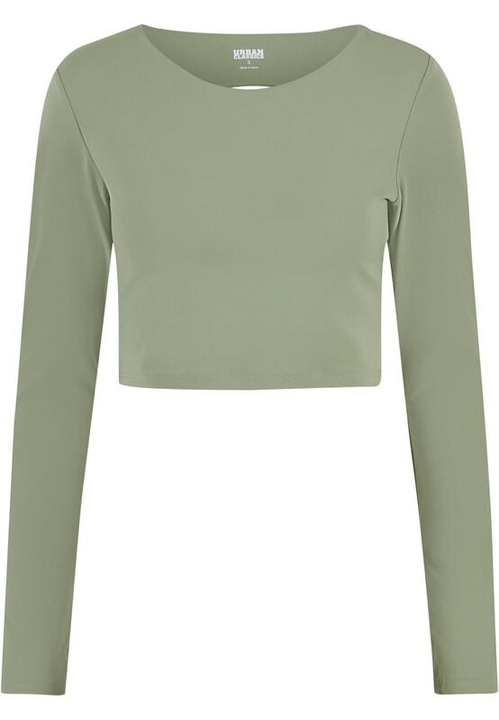 4065812773043 - Ladies Sports Longsleeve Langarmshirt grün in L 4065812773043 - Ladies Sports Longsleeve Langarmshirt grün in L
