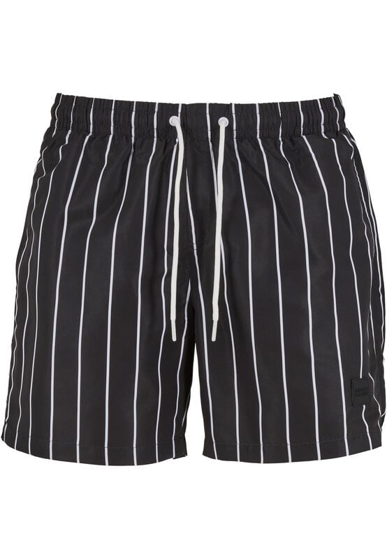 4065812781437 - Stripe Swim Shorts Badeshort schwarz weiß in M