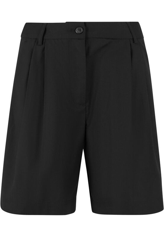 4065812781512 - Ladies Pleated Bermuda Shorts Short schwarz in 28
