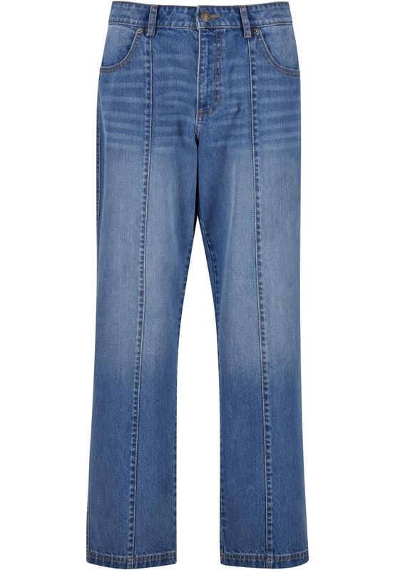 4065812846358 - Wide Leg Denim With Dividing Seams Jeans blau in 34