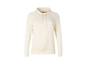 4065869566919 - Große Größen Langarmshirt Tunnelzug am Stehkragen creme Gr46