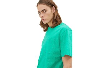 4065869938563 - T-Shirt Kurzarmshirt gepunktet mit Brusttasche