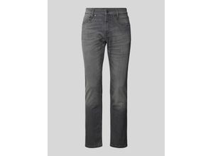 4065891619331 - Slim Fit Jeans mit Knopfverschluss Modell ARNE PIPE