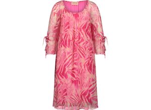 4065929649323 - CARTOON Sommerkleid Seidenanteil 3 4-Arm für Damen pink 42