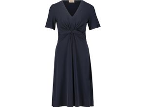 4065929658011 - CARTOON Shirtkleid Knielänge Halbarm für Damen blau 36