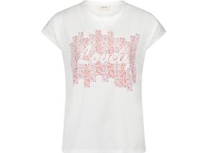 4065929751873 - CARTOON T-Shirt Print-Motiv Baumwolle für Damen weiß 38