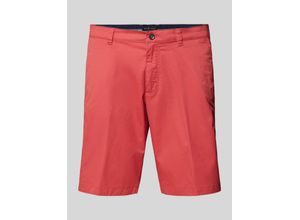 4065964428693 - bugatti Chino-Bermudas Straight Fit Stretch für Herren orange 54